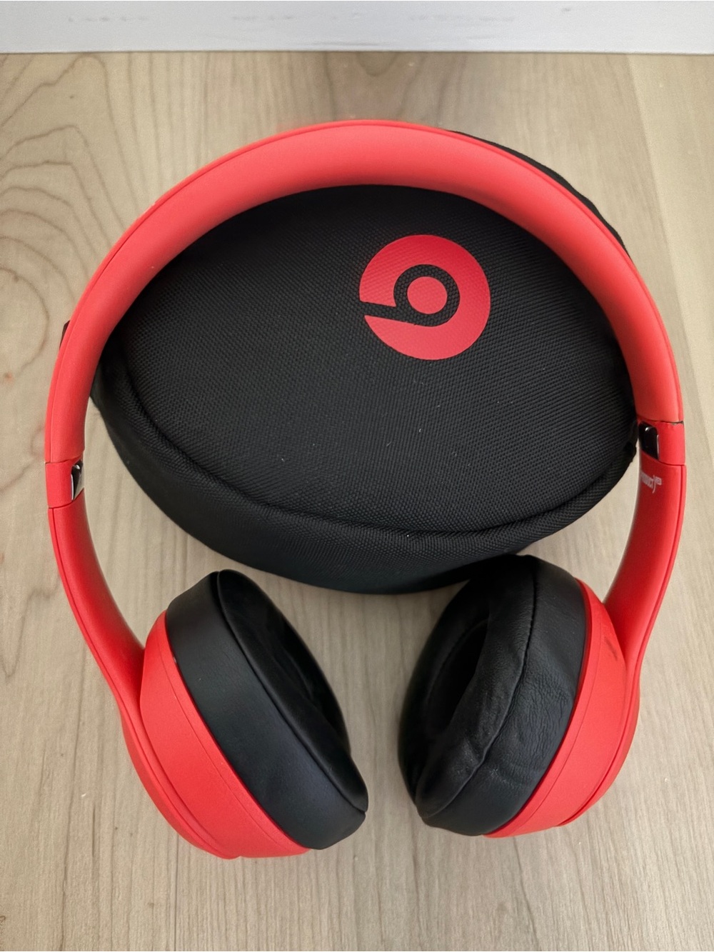 Beats by Dre Over-Ear Wireless Headphones - Red and Black